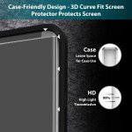 Wholesale 3D Tempered Glass Full Screen Protector with Working Adhesive In Screen Finger Scanner for Samsung Galaxy S9 / S8 (Glass Black)